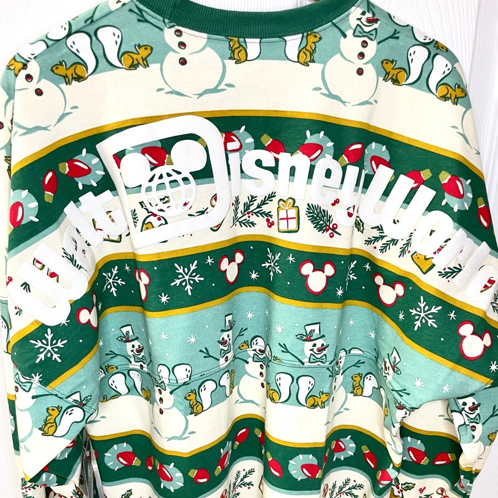 NEW Walt Disney World Christmas Holiday Spirit Jersey Shirt - Picture 2 of 5